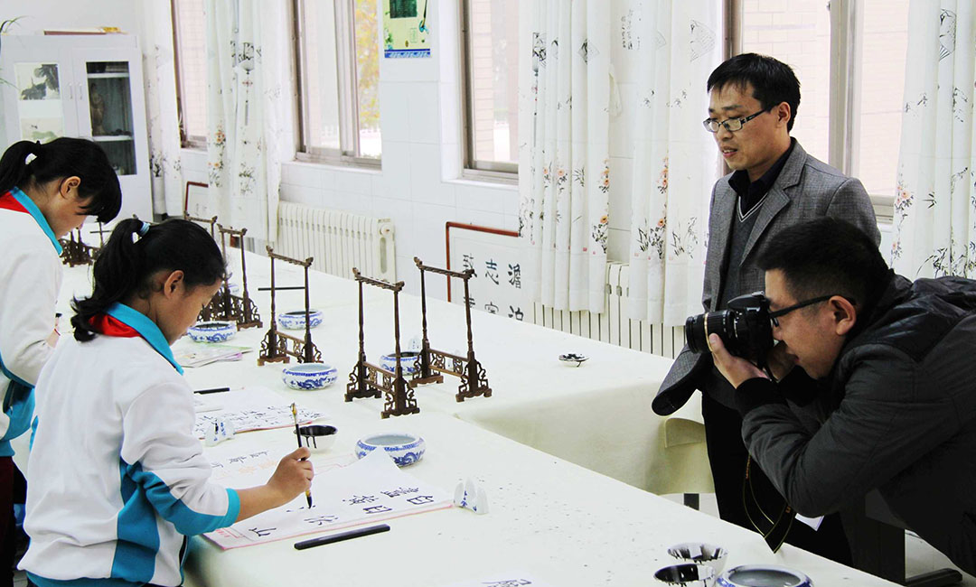 清远常州书法教育微网站开发案例